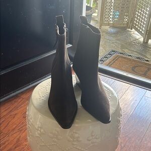 House of Harlow 1960 Dark Brown Heeled Boots